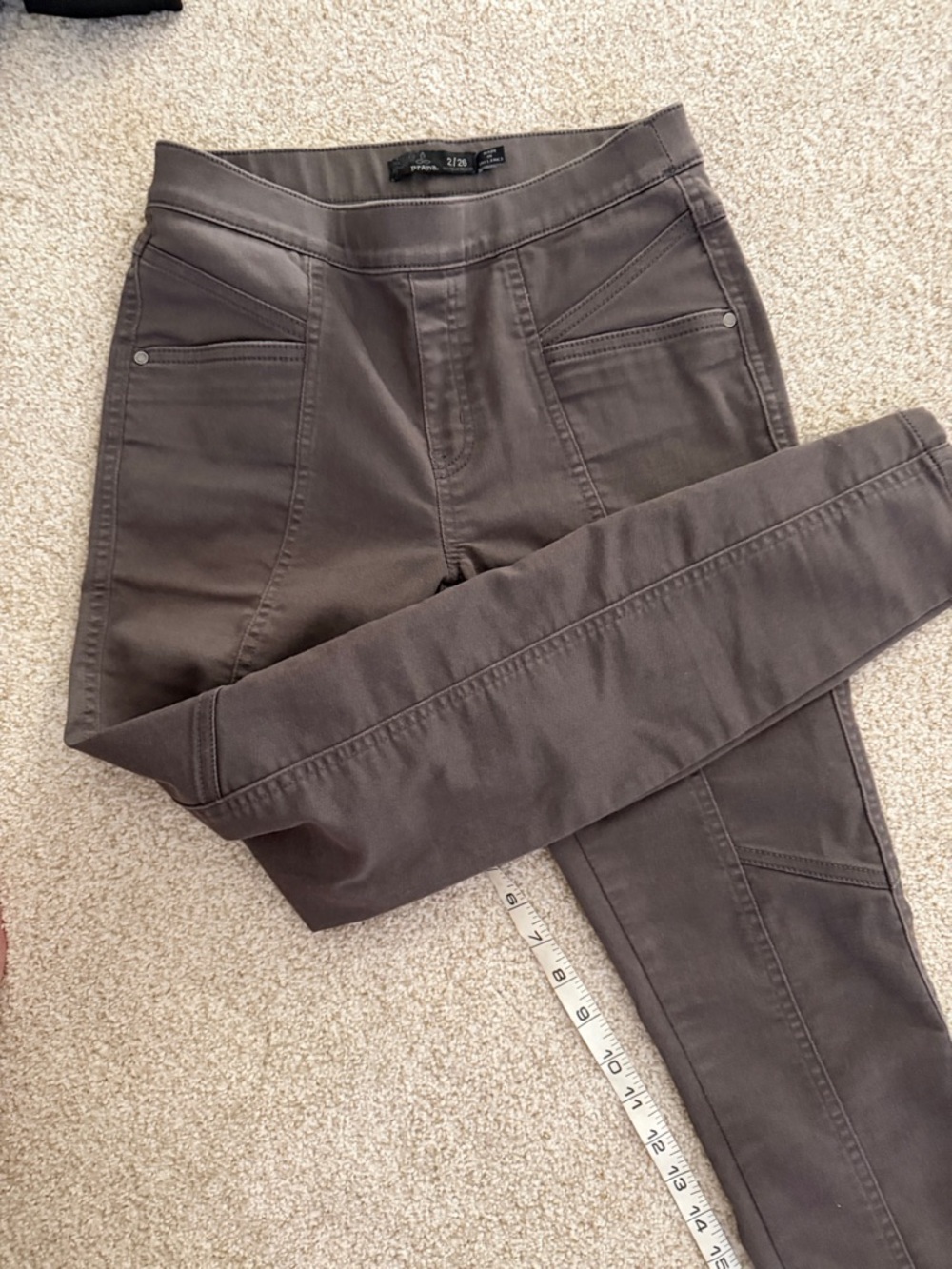 Prana Gray/Brown  (Koen?) Pants